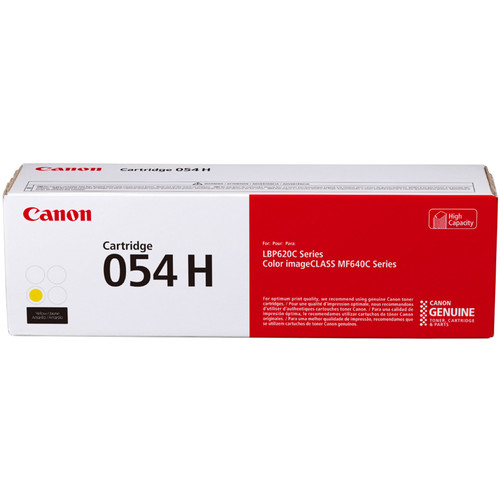 Original Canon Cart 054H High Cap Yellow Toner