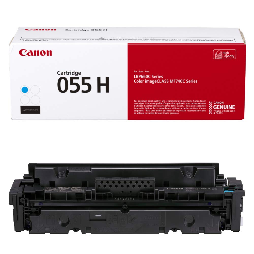 Original Canon Toner Cart 055H High Cap Cyan