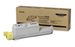 Original Fuji Xerox P6360 Yellow High Capacity Toner Cartridge 12K 106R01220
