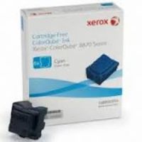 Original Fuji Xerox ColorQube 8870 Cyan Ink Stick 17300 Pages 108R00985