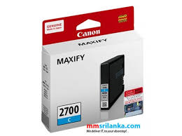 Original Canon Ink Cartridge  PGI2700 Cyan