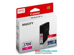 Original Canon Ink Cartridge  PGI2700M Magenta