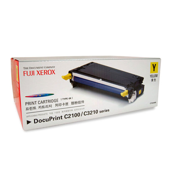 Genuine Original Fuji Xerox DPC2100 / C3210DX Colour Yellow Toner  CT350484