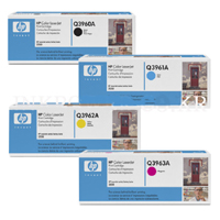 Original Genuine HP HP 122A Q3960A, Q3961A, Q3962A, Q3963A Printer Toner for HP Color LaserJet 2550  2820  2840