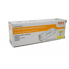 Original 42127409 Yellow Laser toner for OKI C5100 C5200 C5300 printer
