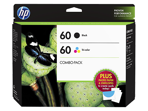 HP 60 Ink Cartridge Combo Pack CN067AA