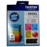 Original Brother LC665CL3PK CMY Value Pack