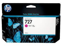 Genuine B3P20A HP 727 130ml Magenta Ink Cartridge