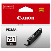 Original Genuine Canon CLi 751BK XL Black High Yield Printer Ink