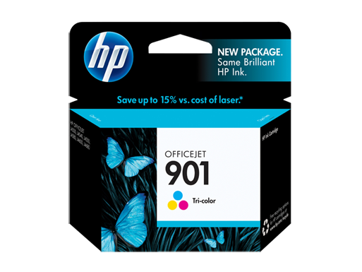 Genuine Original CC656AA HP 901 Tri-color Original Ink Cartridge