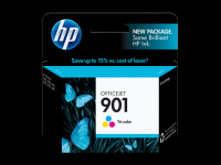 Genuine Original CC656AA HP 901 Tri-color Original Ink Cartridge