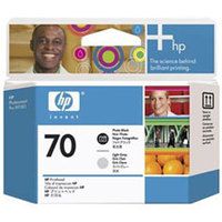 Original Genuine HP 70 Photo Black and Light Grey Printhead (C9407A Inkjet Printer Cartridge)