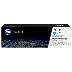 Genuine Original HP 201X CF401X High Cap Cyan Toner for use with m252n m252dw m277n m277dw Printers