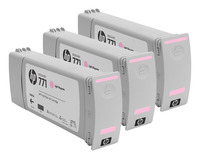 Genuine Original 3 x Light Magenta HP 771 Ink Cartridge Multipack - (CR254A)