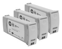 Genuine 3 x Light Grey HP 771 Ink Cartridge Multipack - (CR257A)