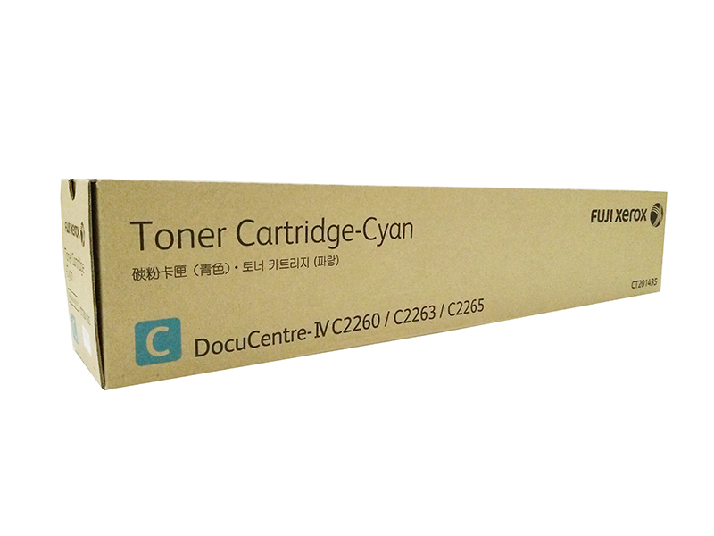 Original Fuji Xerox CT201435 Cyan Toner for DocuCentre IV C2260 C2263 C2265