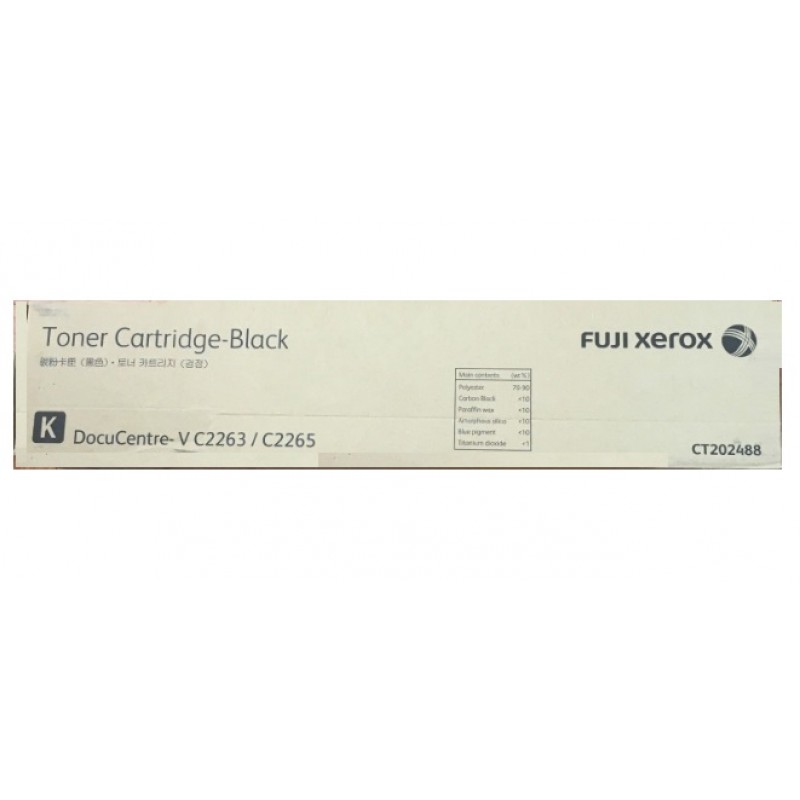 Original Fuji Xerox Black Toner CT202488 for DocuCentre V C2263 C2265