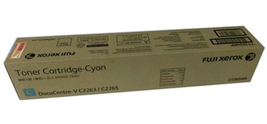 Original Fuji Xerox Cyan Toner CT202489 for DocuCentre V C2263 C2265