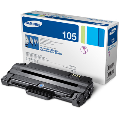 Genuine Original Samsung MLT-D105S toner for Samsung SCX-4600, SCX-4623F, SCX-4623FN, SF-650PR, SF-650P, ML-1915, ML-1910, ML-2525, ML-2540, ML-2580N printer