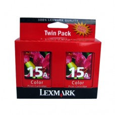 Original Genuine LEXMARK TWIN PACK  18C2100A COLOUR  - TPASA32