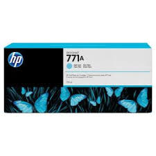 Original HP Ink 771B Light Cyan Single Ink Pack 775ml B6Y04A