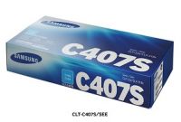 Genuine Original Samsung Colour Toner Cartridge - CLT-C407S Cyan Toner