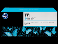 Original Genuine HP 771 775-ml Light Cyan Designjet Ink Cartridge (CE042A)