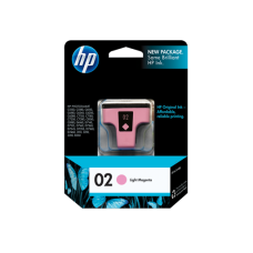 Original Genuine HP 02 Light Magenta (C8775WA) Ink for  Photosmart D6160 D7160 D7260 D7360 D7460 D8230 C5180 C6180 C7180 C7280 C8180 3110 3310