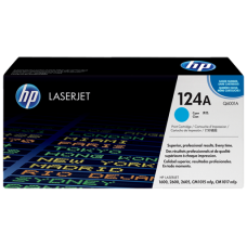 Original Genuine HP 124A Cyan (Q6001A) Printer Toner for    HP Color LaserJet CM1015MFP CM1017MFP 1600 2600n 2605