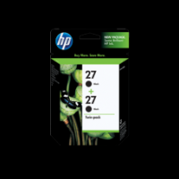 Original Genuine HP 27 Black Twin Pack (CC621AA)