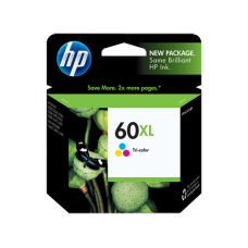Original Genuine HP 60XL Color (CC644WA) Printer Ink