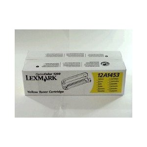 Original 12A1453 (Yellow) toner for lexmark printers