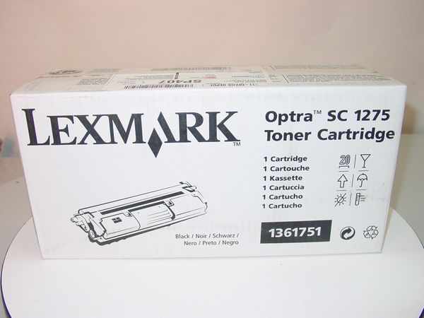 Original 1361751 (Black) toner for lexmark printers