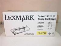 Original 1361754 (Yellow) toner for lexmark printers