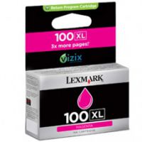 Original Genuine Lexmark 100XL Magenta (14N1070A) Printer Ink