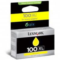 Original Genuine Lexmark 100XL Yellow (14N1071A) Printer Ink