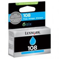 Original Genuine Lexmark 108 Cyan (14N0337A) Printer Ink