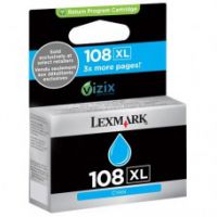 Original Genuine Lexmark 108XL Cyan (14N0477A) Ink