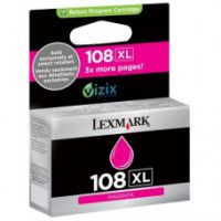 Original Genuine Lexmark 108XL Magenta (14N0478A) Ink
