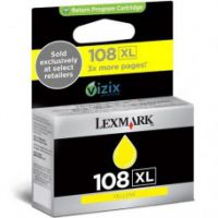 Original Genuine Lexmark 108XL Yellow (14N0479A) Ink