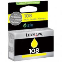 Original Genuine Lexmark 108 Yellow (14N0342A) Printer Ink