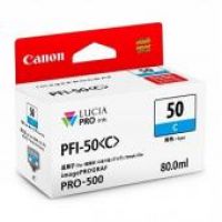 Original Canon Ink Cartridge PFI50 C Cyan Ink for Pro500