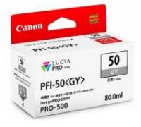 Original Canon Ink Cartridge PFI50 GY Grey Ink for Pro500