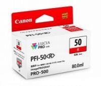 Original Canon Ink Cartridge PFI50 R Red Ink for Pro500