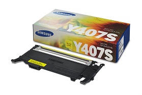 Genuine Original Samsung Colour Toner Cartridge - CLT-Y407S Yellow Toner